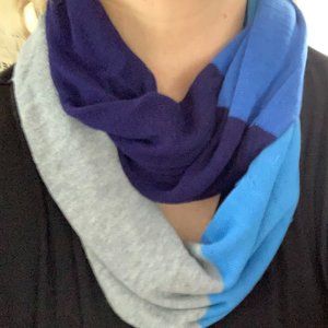 Scarf, Infinity, Blue, Grey,